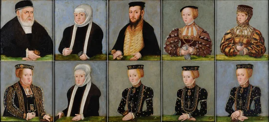 Familie von Sigismund I. Jagiellon, König von Polen